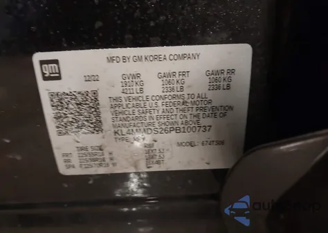 2023 Buick Encore Gx Select Fwd z USA, uszkodzony, nr VIN KL4MMDS26PB100737